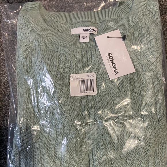 Light Green Sonoma Sweater | Women Medium - Picture 3 of 3